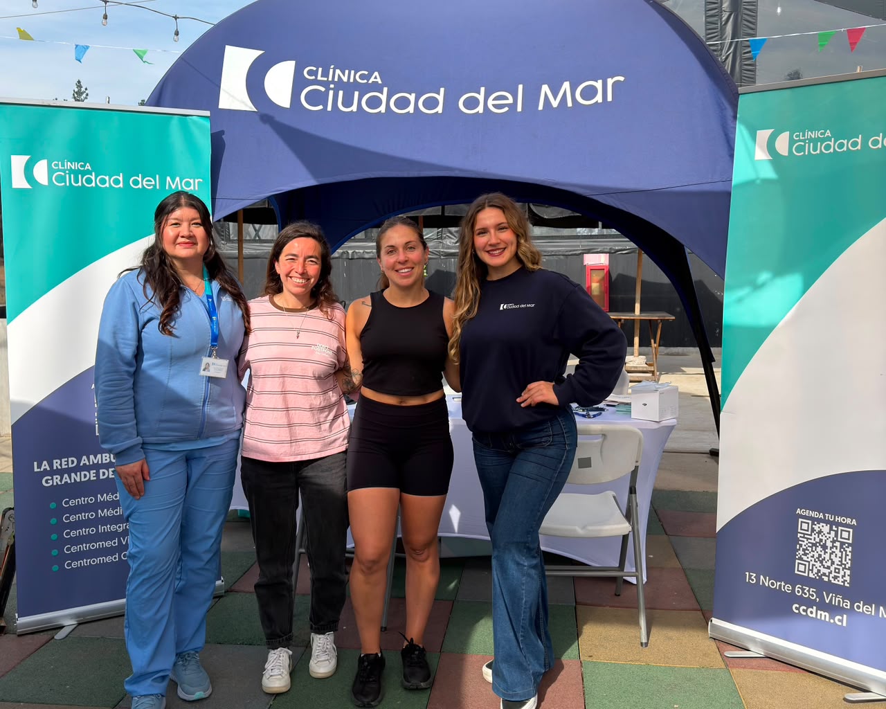 Clínica Ciudad del Mar promueve la vida saludable en exitoso torneo de pádel realizado en Reñaca